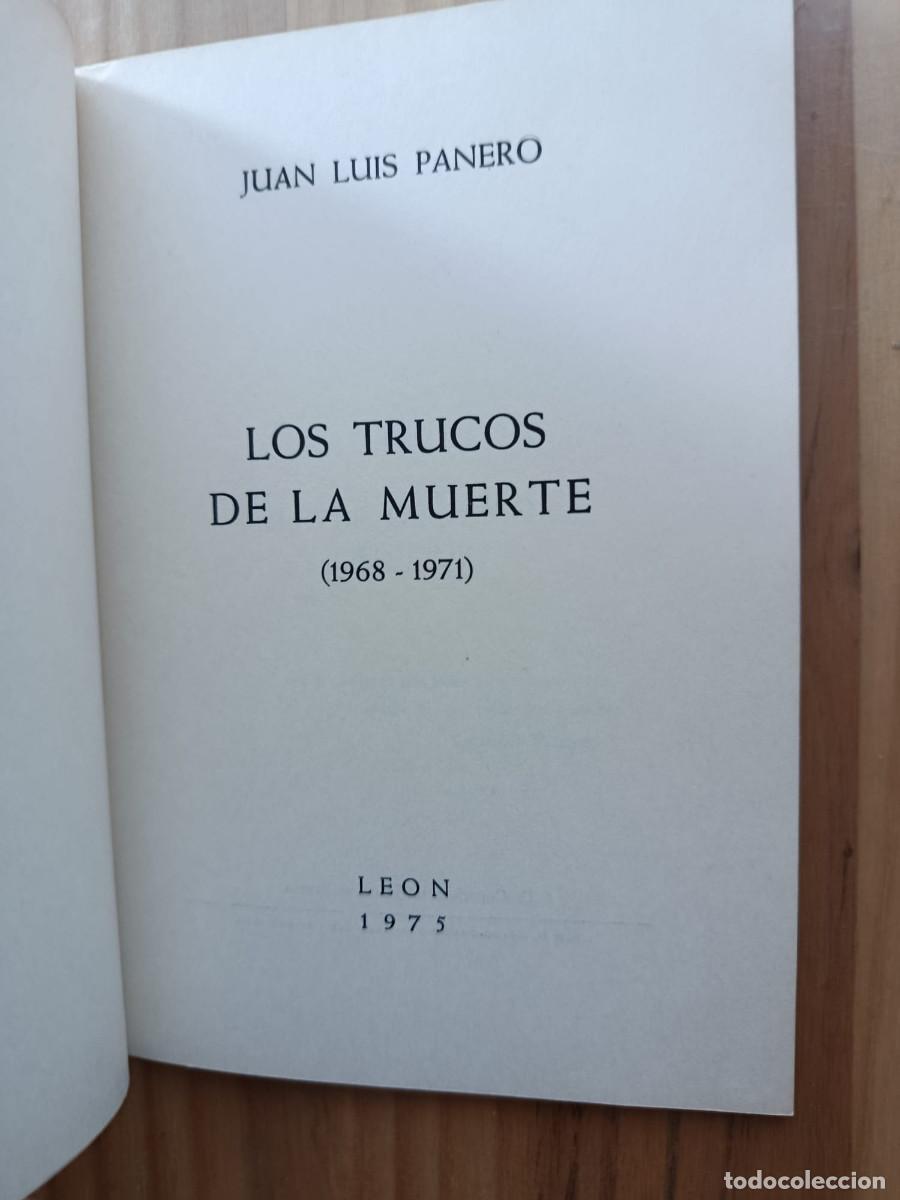 Libros: Los trucos de la muerte - Juan Luis Panero - Foto 2