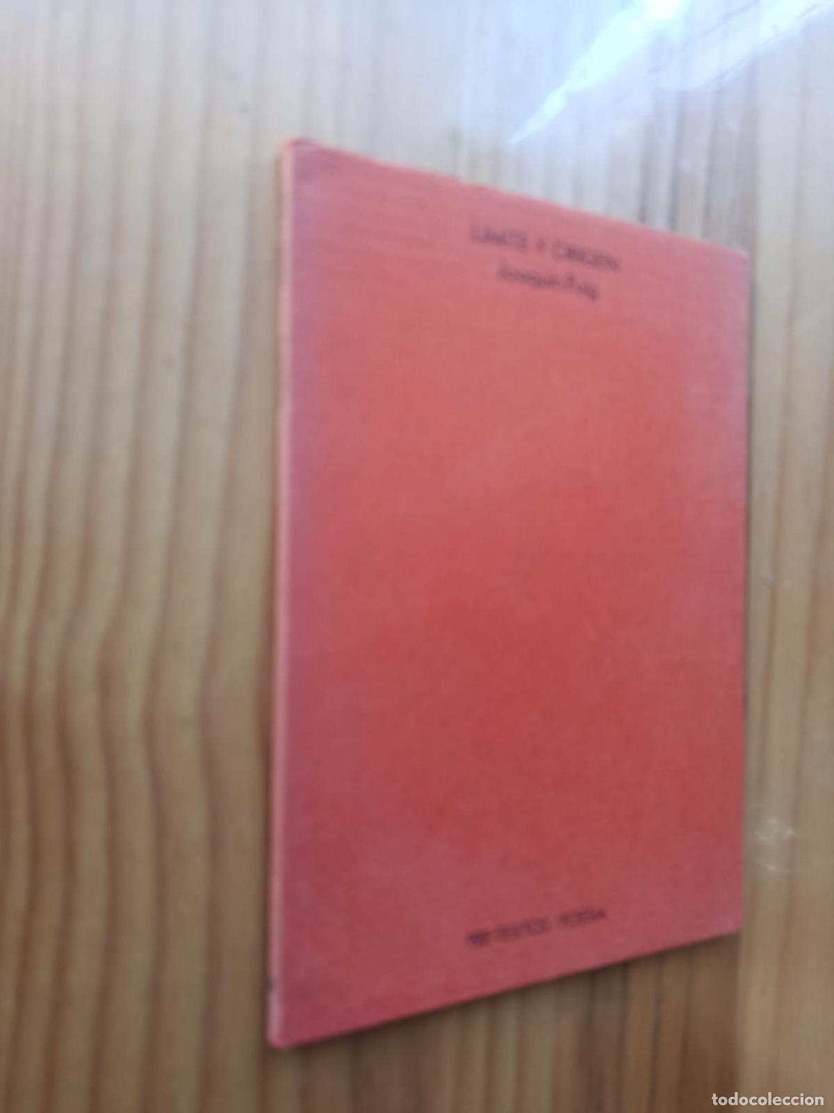 Libros: L&Iacute;MITE Y ORIGEN - JOAQU&Iacute;N PUIG