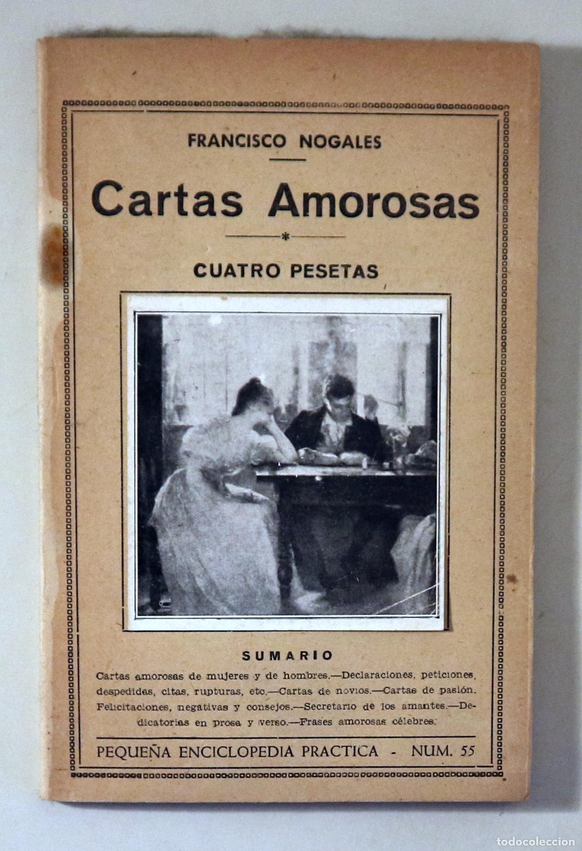 Libros: NOGALES, Francisco - CARTAS AMOROSAS - Madrid s/f