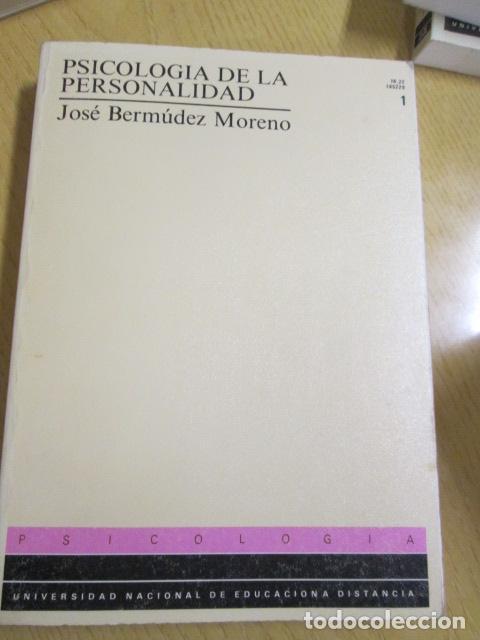 Libros: PSICOLOG&Iacute;A DE LA PERSONALIDAD - Jos&eacute; Berm&uacute;dez Moreno