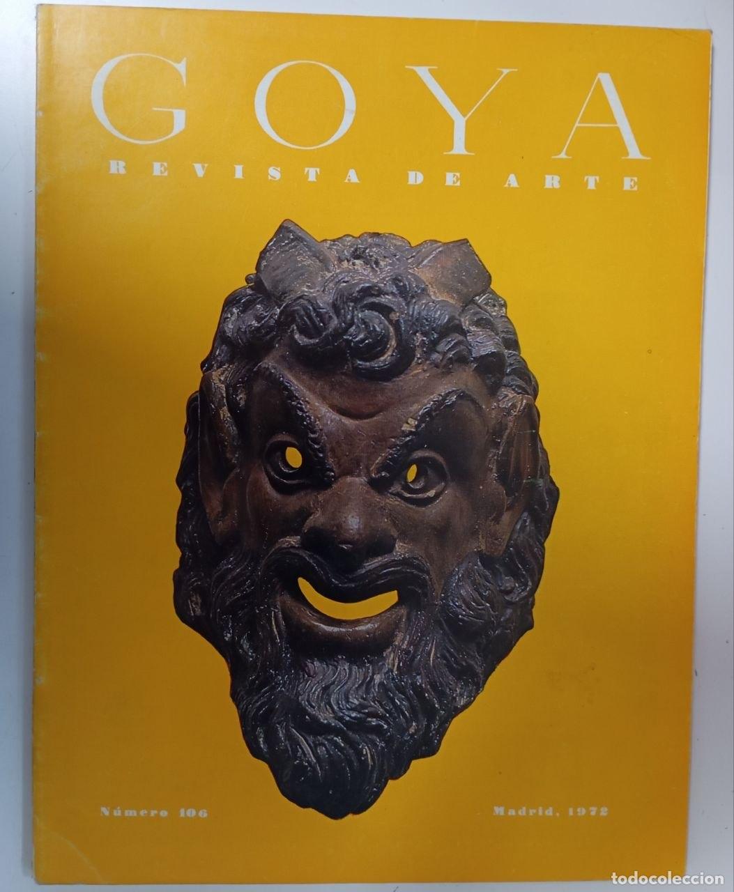 Livros em segunda m&atilde;o: Goya. Revista de arte N&ordm; 106 - VVAA
