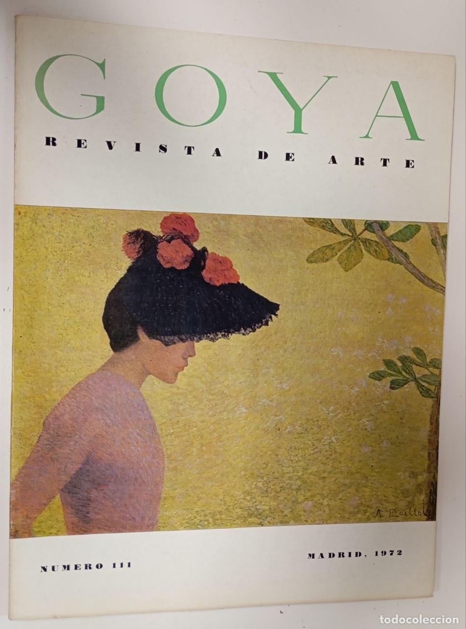 Libros: Goya. Revista de arte N&ordm; 111 - VVAA