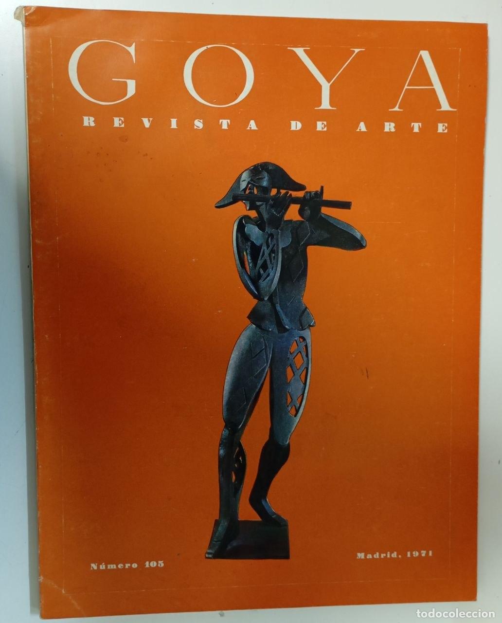 Libros: Goya. Revista de arte N&ordm; 105 - VVAA