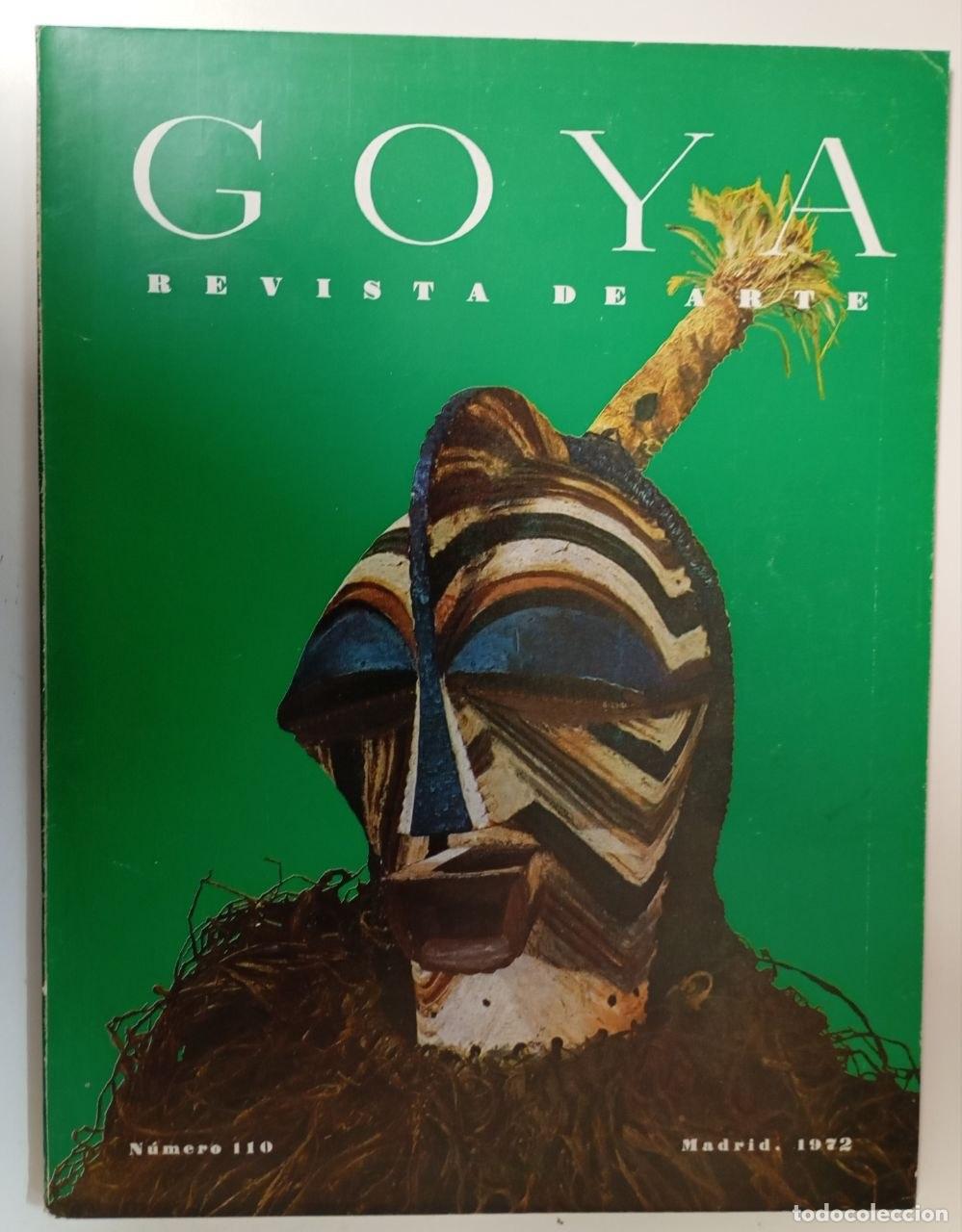 Libros: Goya. Revista de arte N&ordm; 110 - VVAA