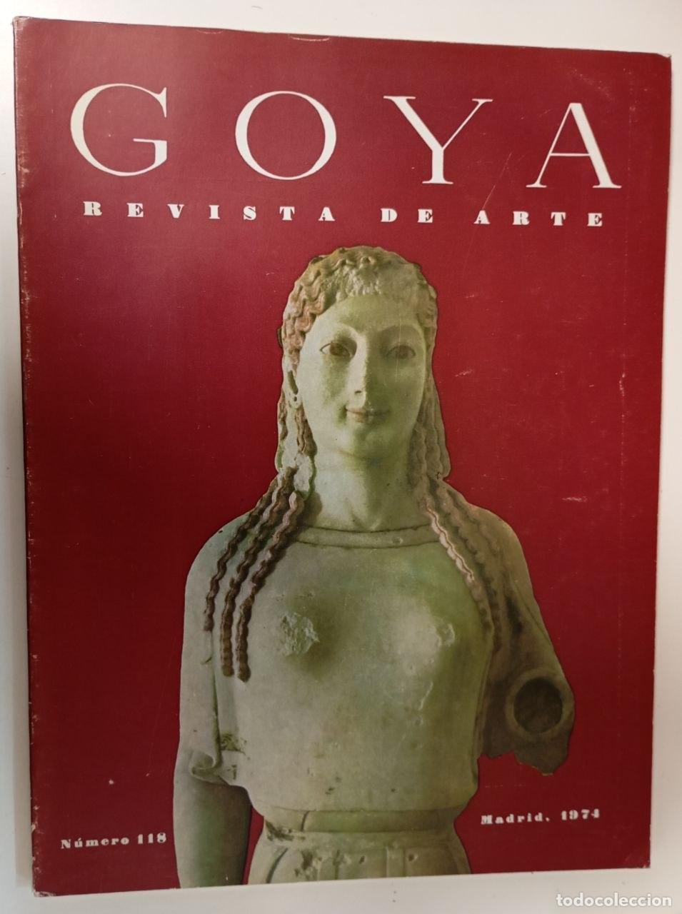 Libros: Goya. Revista de arte N&ordm; 118 - VVAA
