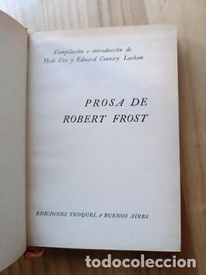 Libros: PROSA DE ROBERT FROST - ROBERT FROST - Foto 2