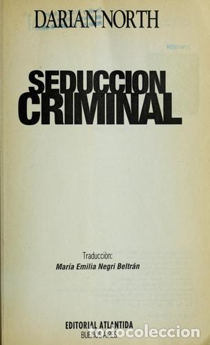 Libros: Seducci&oacute;n criminal - Darian North - Foto 1