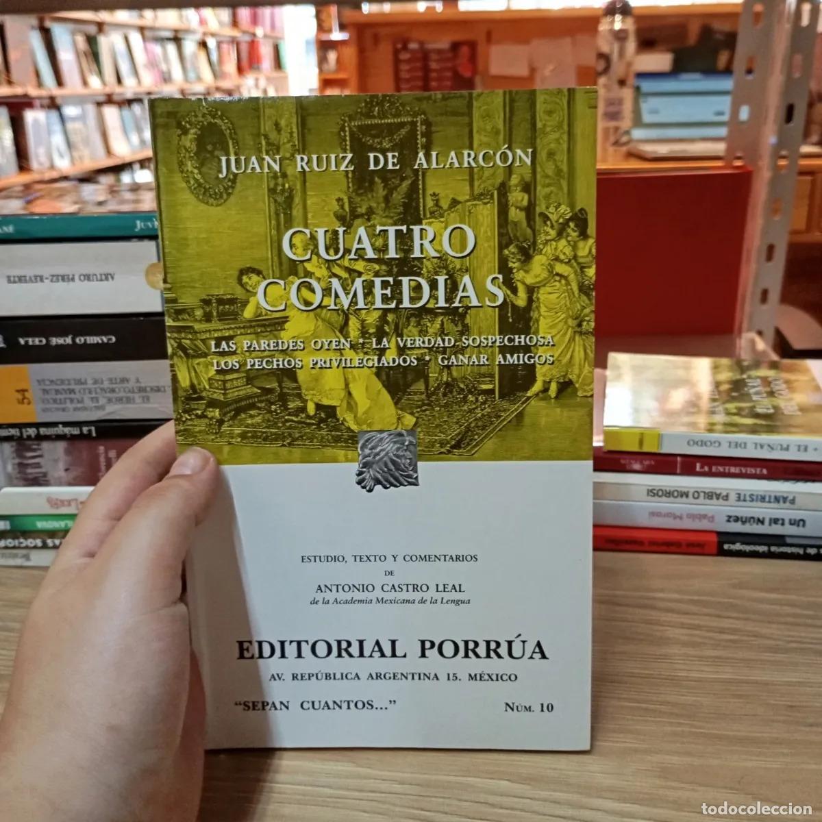 Libros: Cuatro comedias - Juan Ruiz de Alarc&oacute;n - Foto 1