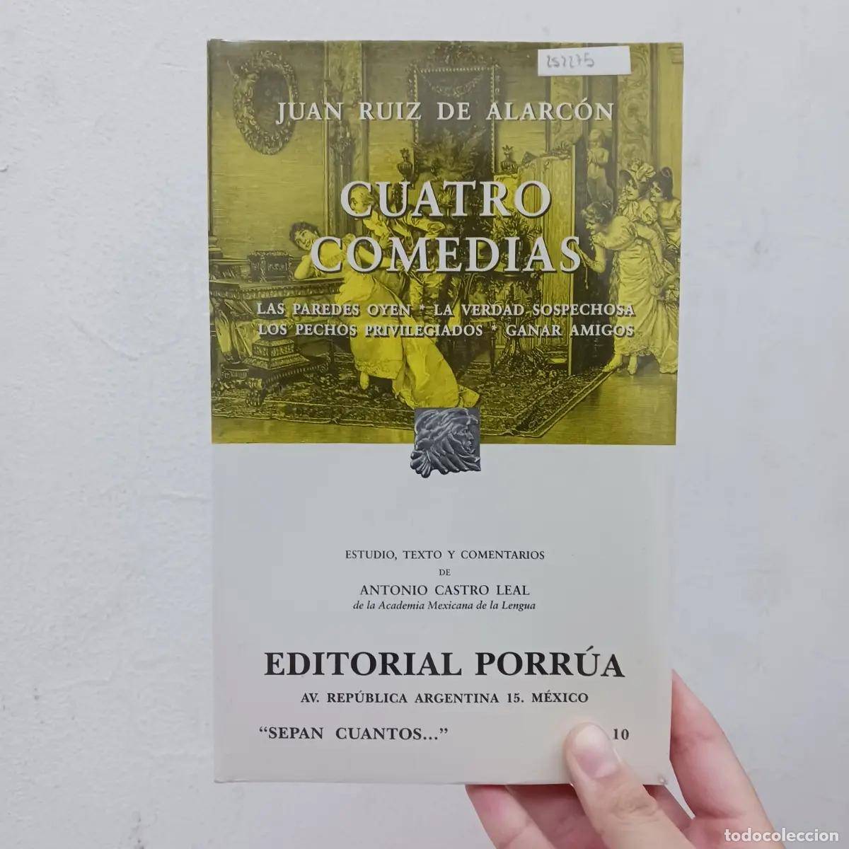 Libros: Cuatro comedias - Juan Ruiz de Alarc&oacute;n - Foto 1