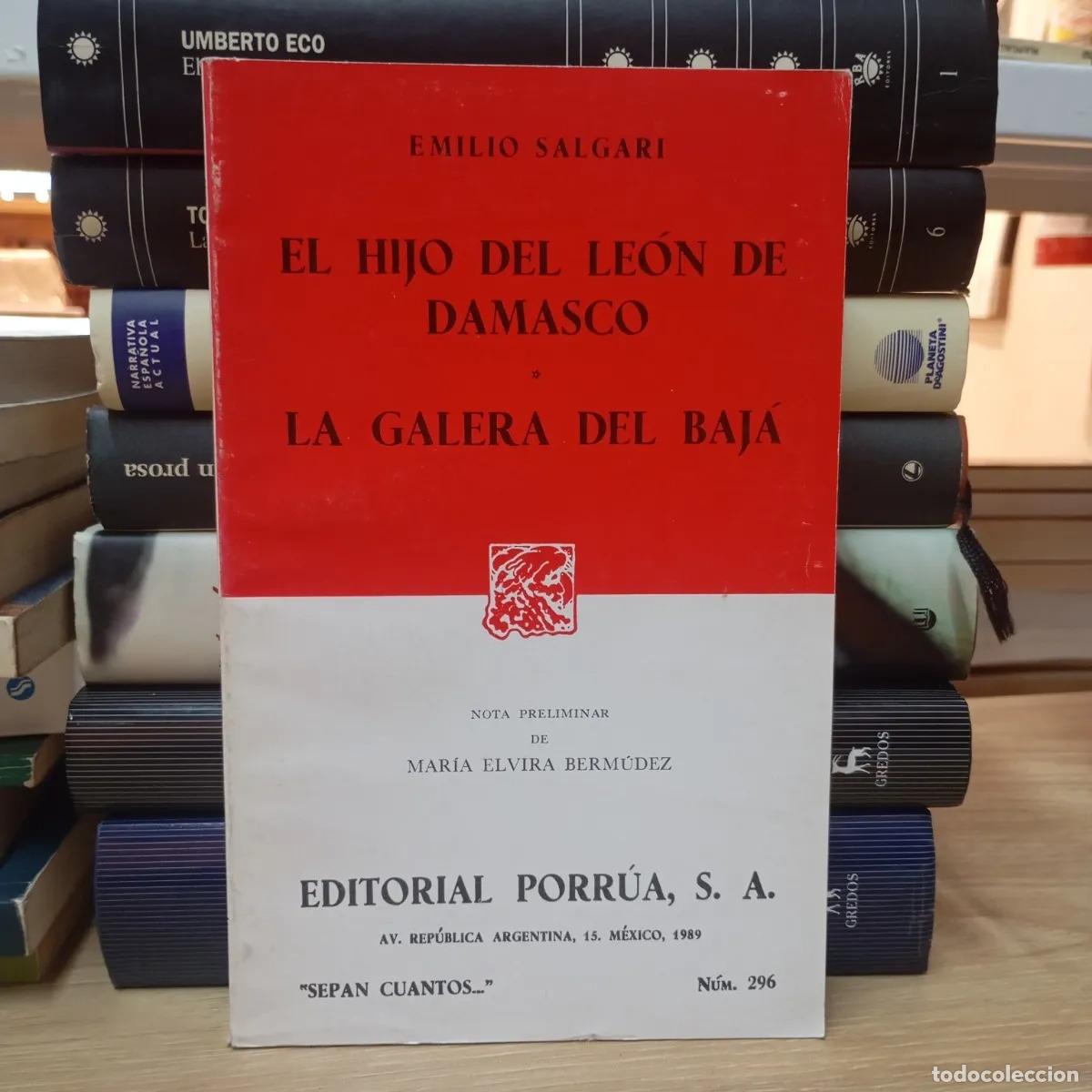 Libros: El hijo del le&oacute;n de Damasco - Emilio Salgari - Foto 1