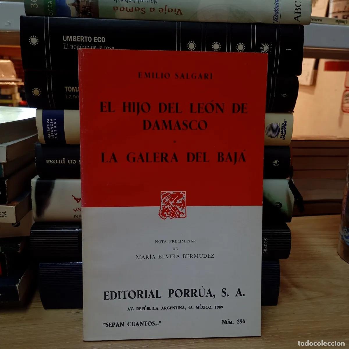 Livros em segunda m&atilde;o: El hijo del le&oacute;n de Damasco - Emilio Salgari