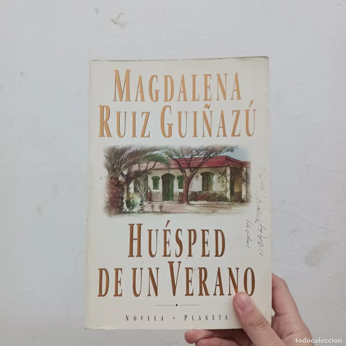 Libros: Hu&eacute;sped de un verano (detalle) - Magdalena Ruiz Gui&ntilde;azu