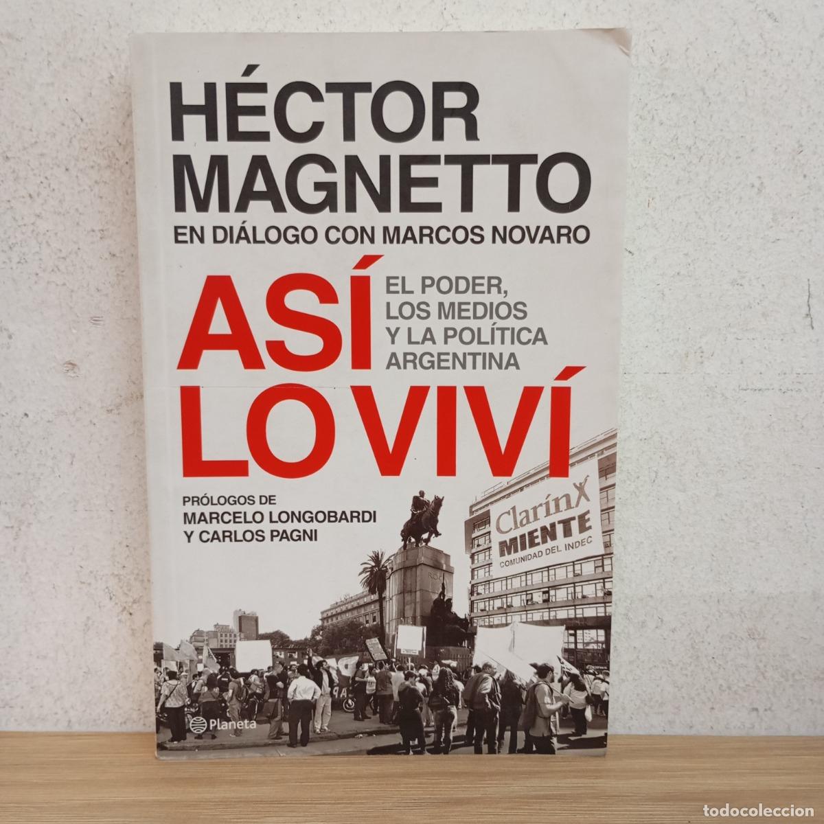 Libros: As&iacute; lo viv&iacute; - H&eacute;ctor Magnetto - Foto 1