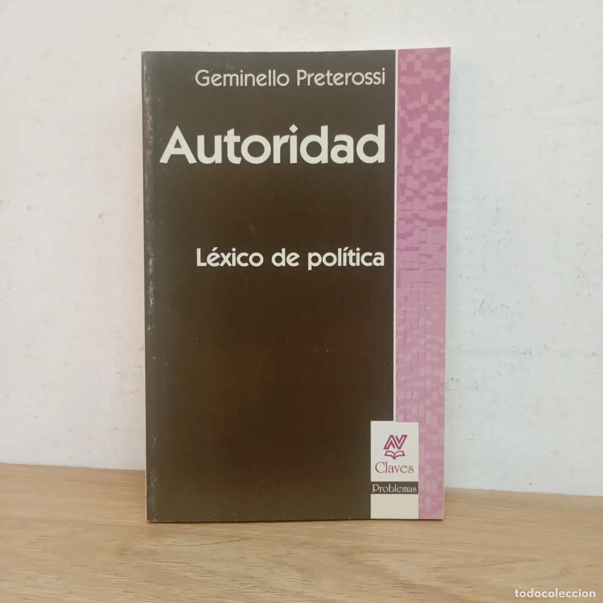 Libros: Autoridad - Geminello Preterossi - Foto 1