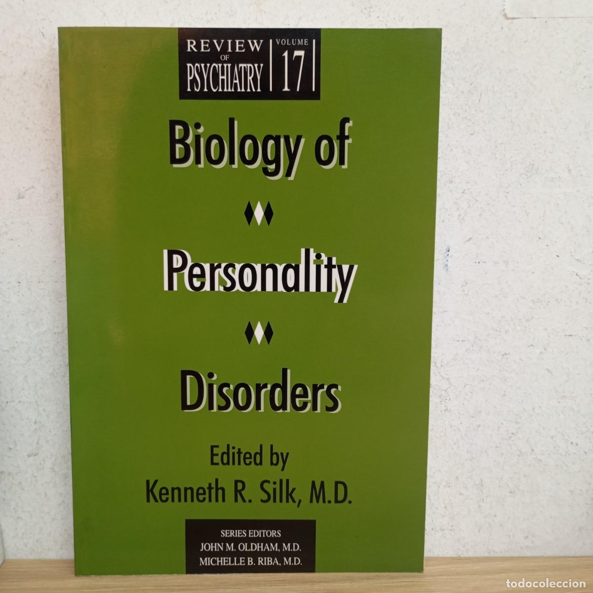 Livros em segunda m&atilde;o: Biology of personality disorders - Silk