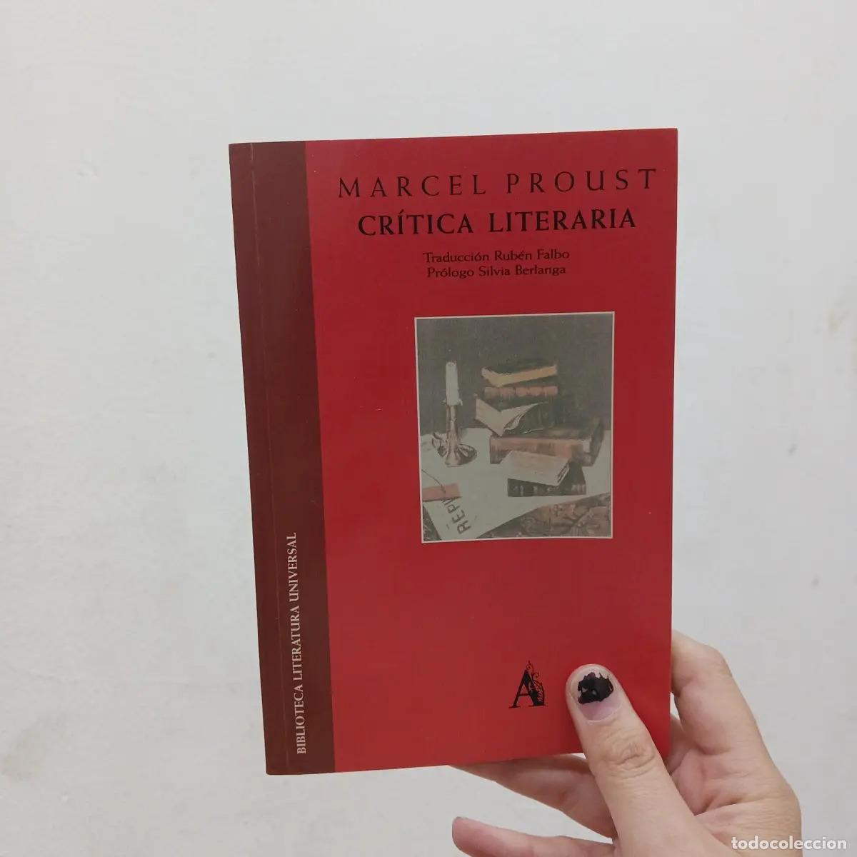 Libros: Critica literaria - Marcel proust - Foto 1