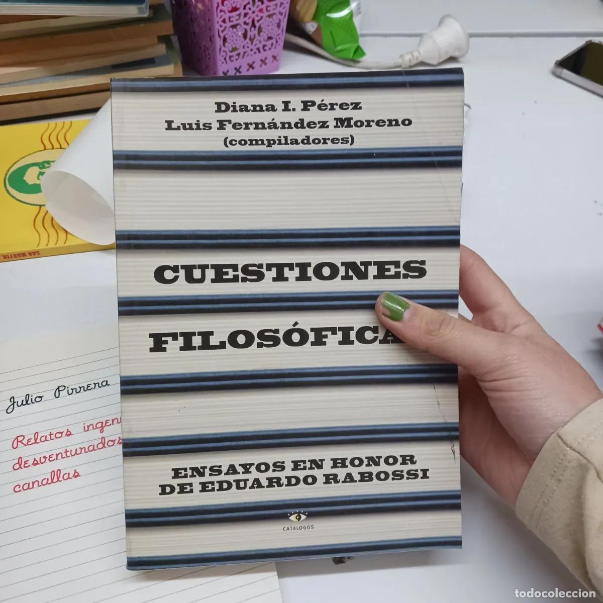 Libros: Cuestiones filosoficas - Perez, Moreno