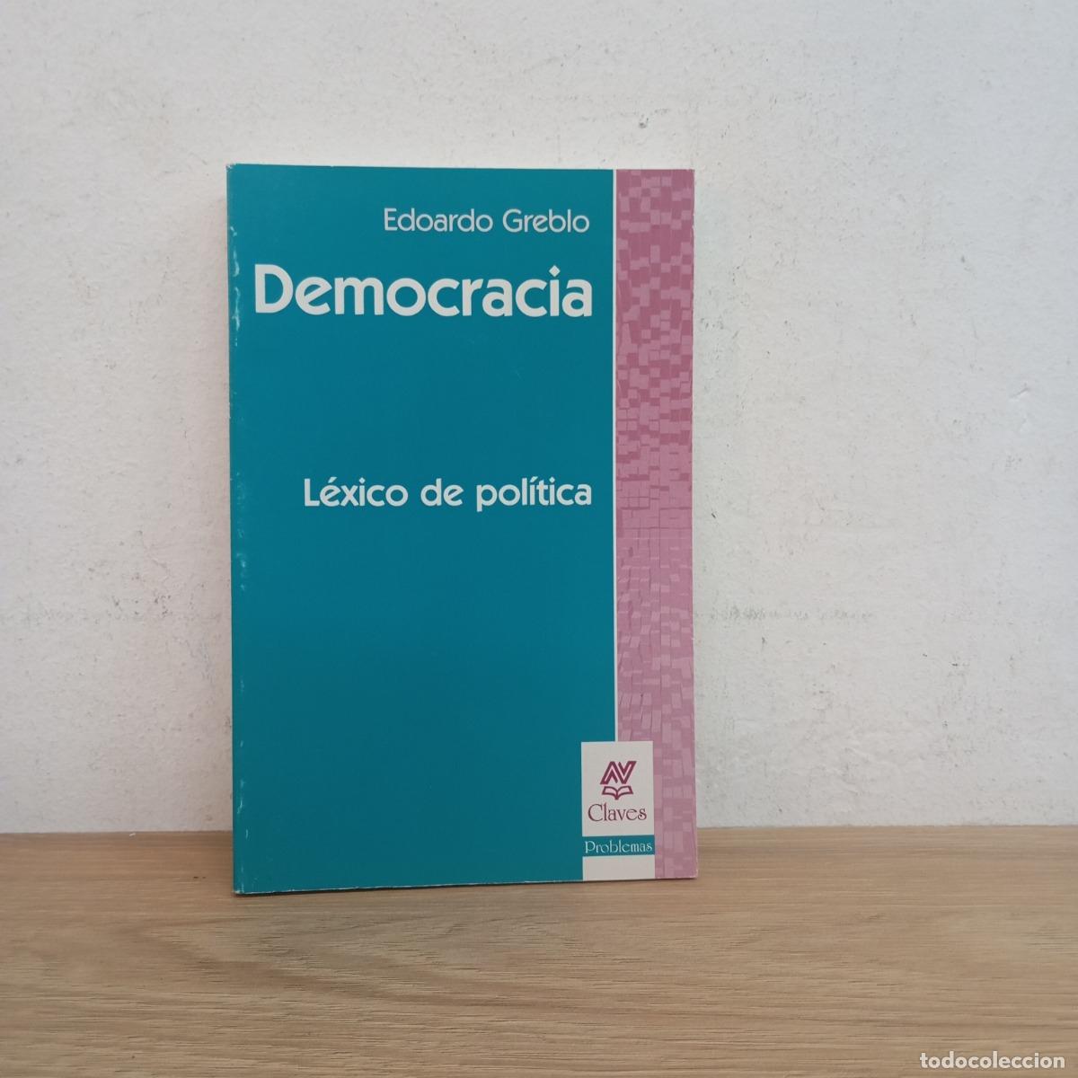 Libros: Democracia - Edoardo Greblo - Foto 1