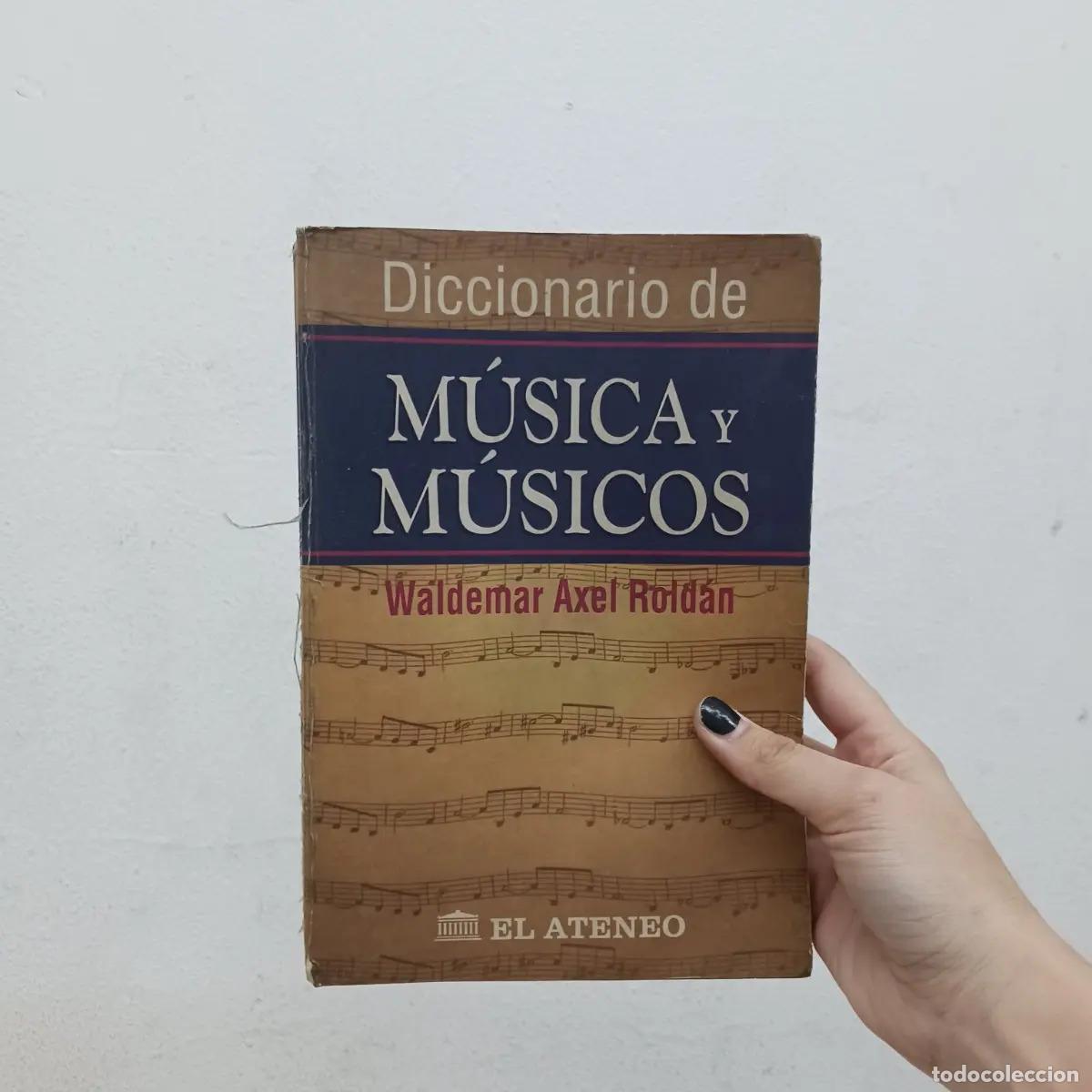 Livros em segunda m&atilde;o: Diccionario de musica y musicos (det.) - Waldemar Axel Roldan