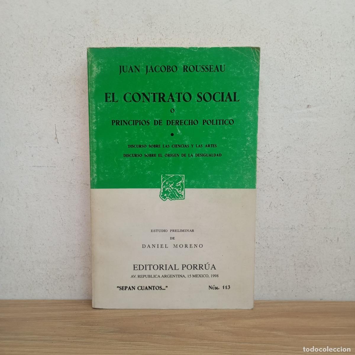 Libri di seconda mano: El contrato social - Juan Jacobo Rousseau