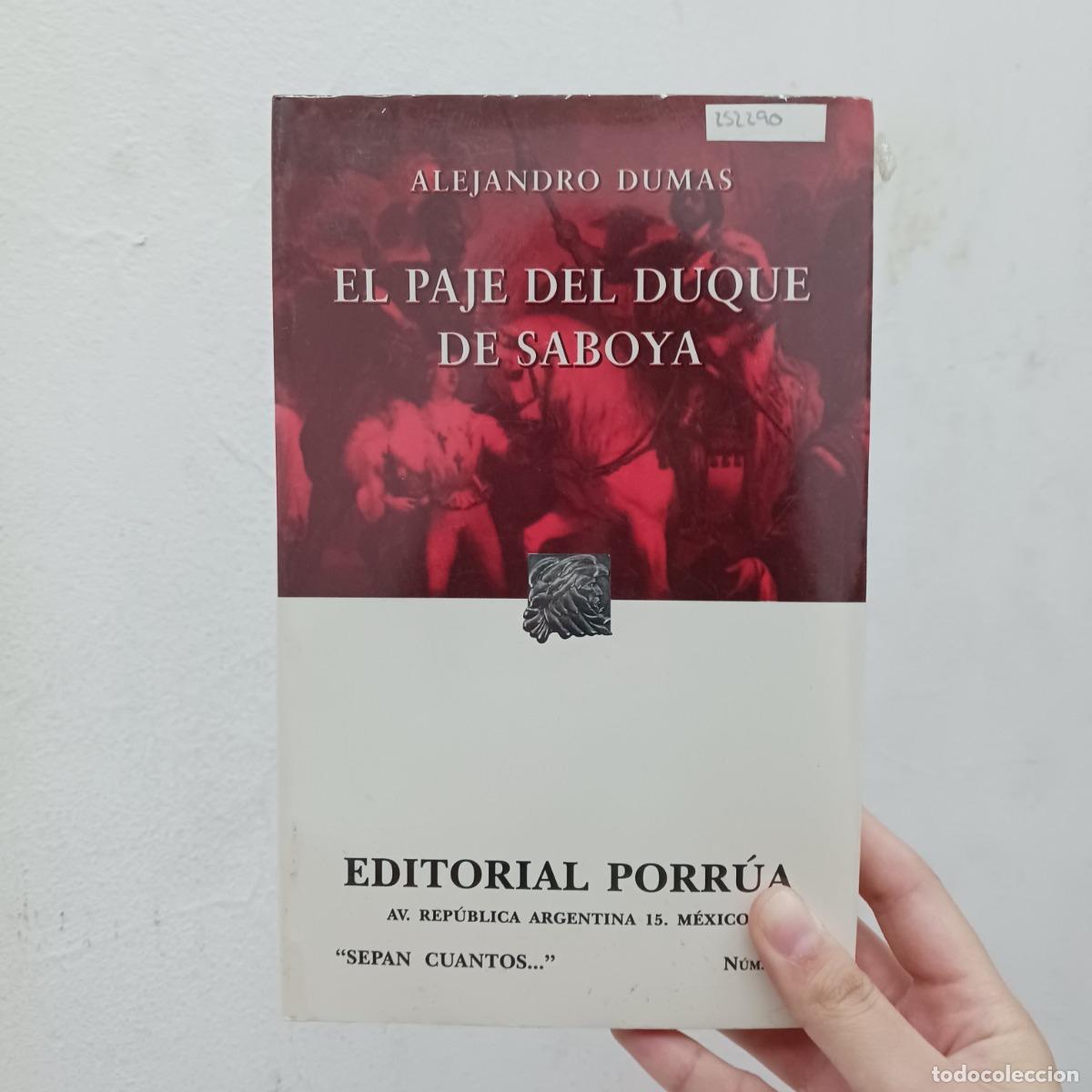 Libros: El paje del duque de Samboya - Alejandro Dumas - Foto 1