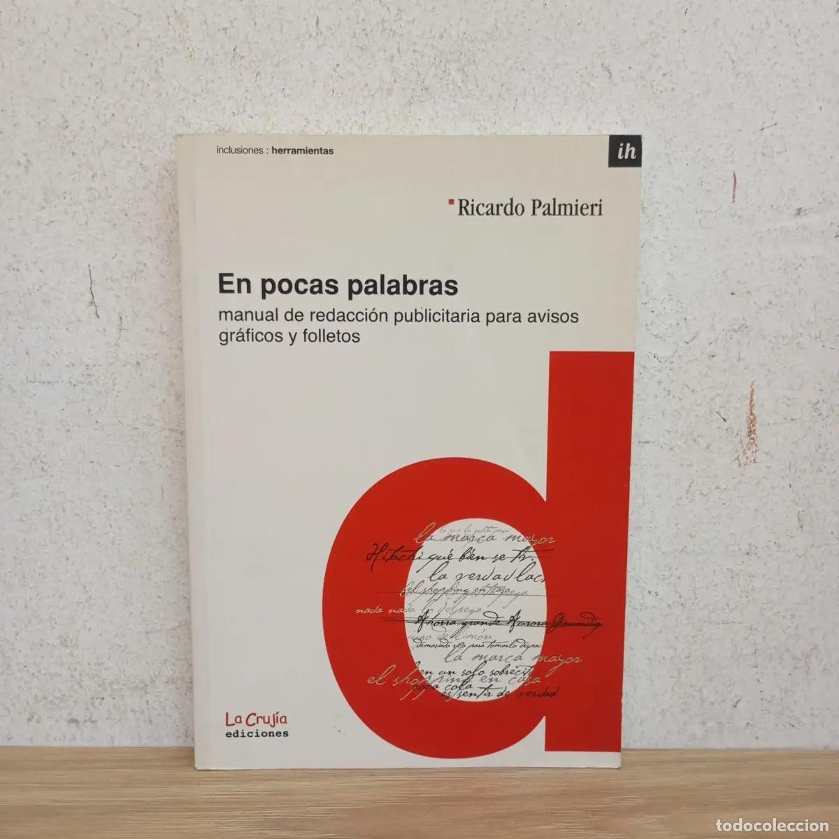 Libros: En pocas palabras - Ricardo Palmieri - Foto 1