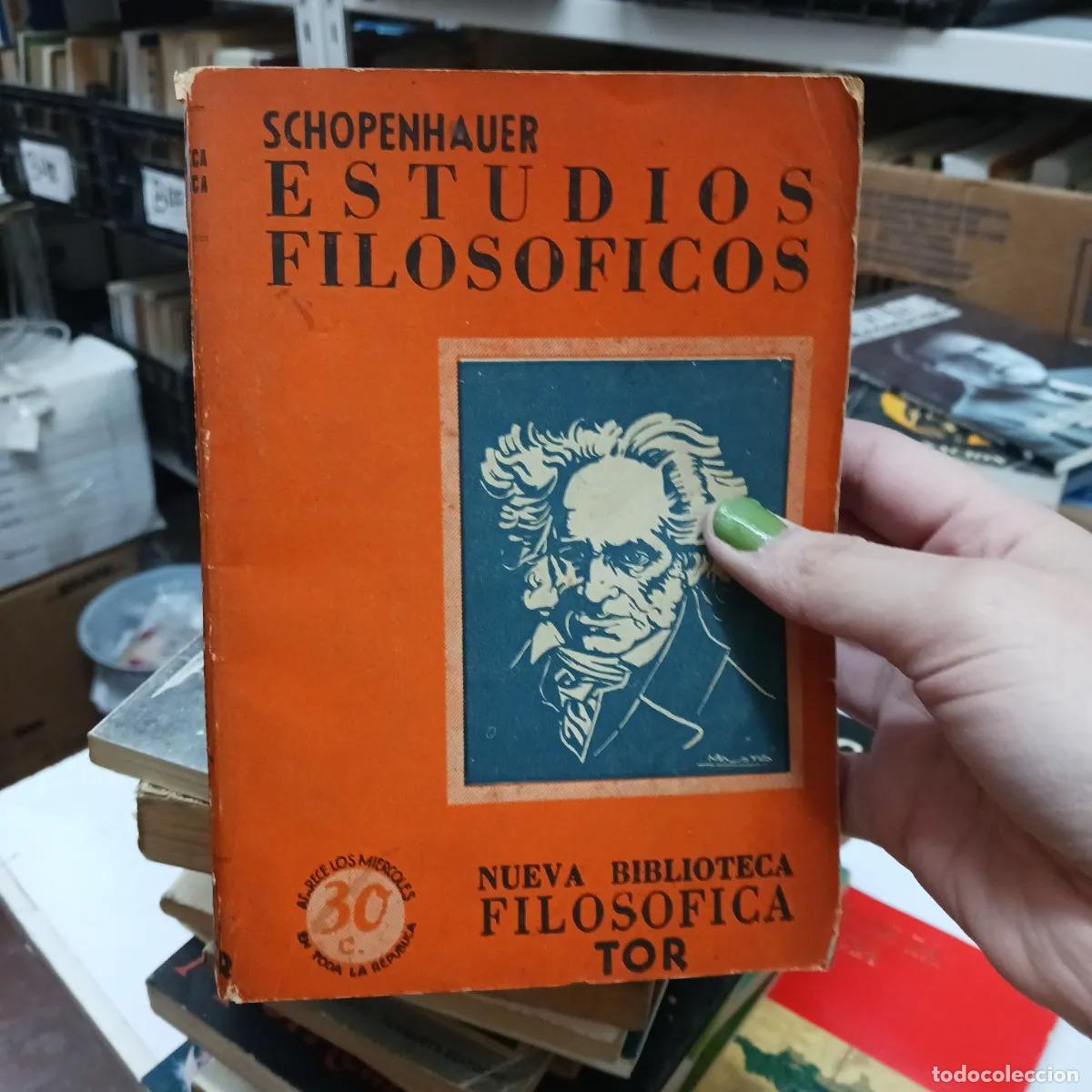 Libros: Estudios filosoficos (det.) - Schopenhauer - Foto 1