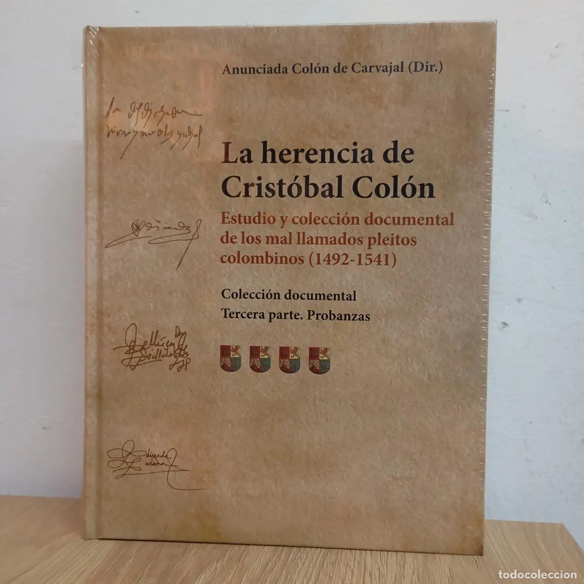 Libros: La herencia de Crist&oacute;bal Col&oacute;n tomo 1 - Anunciada Col&oacute;n de Carvajal