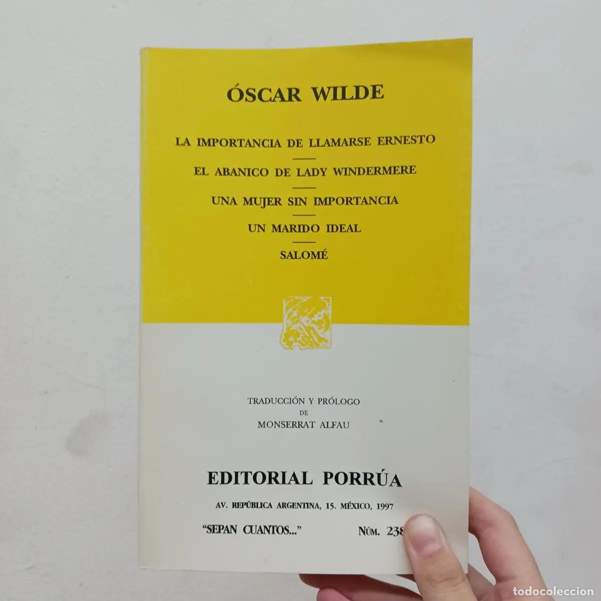 Libros: La impotencia de llamarse Ernesto y otros cuentos - &Oacute;scar Wilde