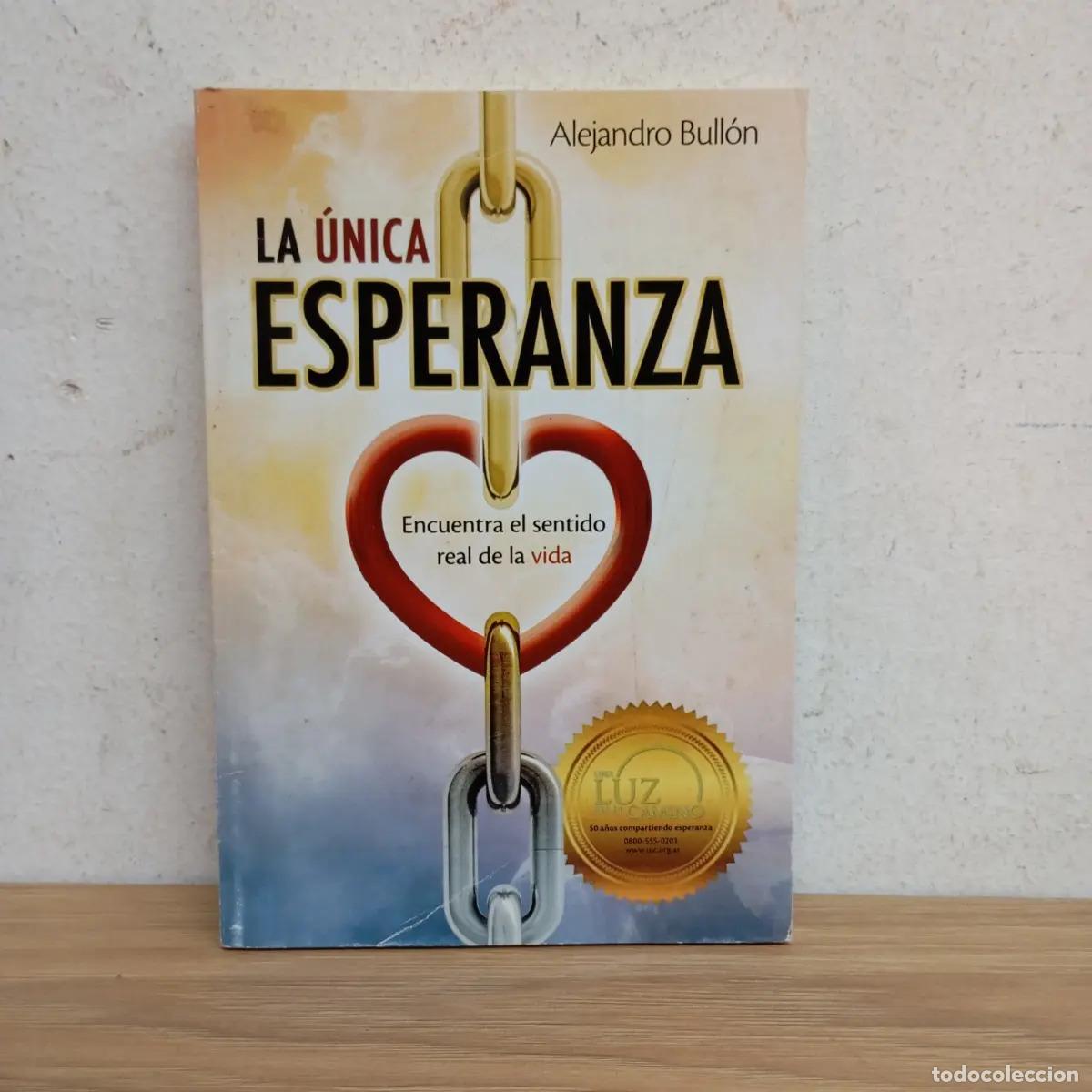 Livres: La &uacute;nica esperanza - Alejandro Bull&oacute;n
