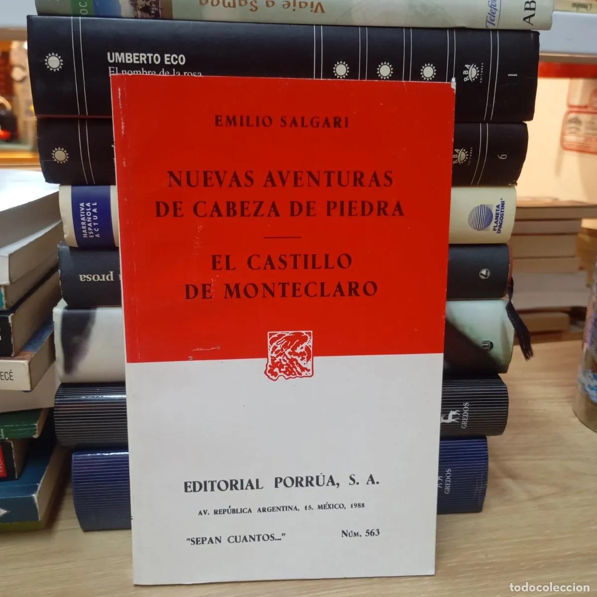 Libros: Nuevas aventuras de cabeza de piedra - Emilio Salgari - Foto 1