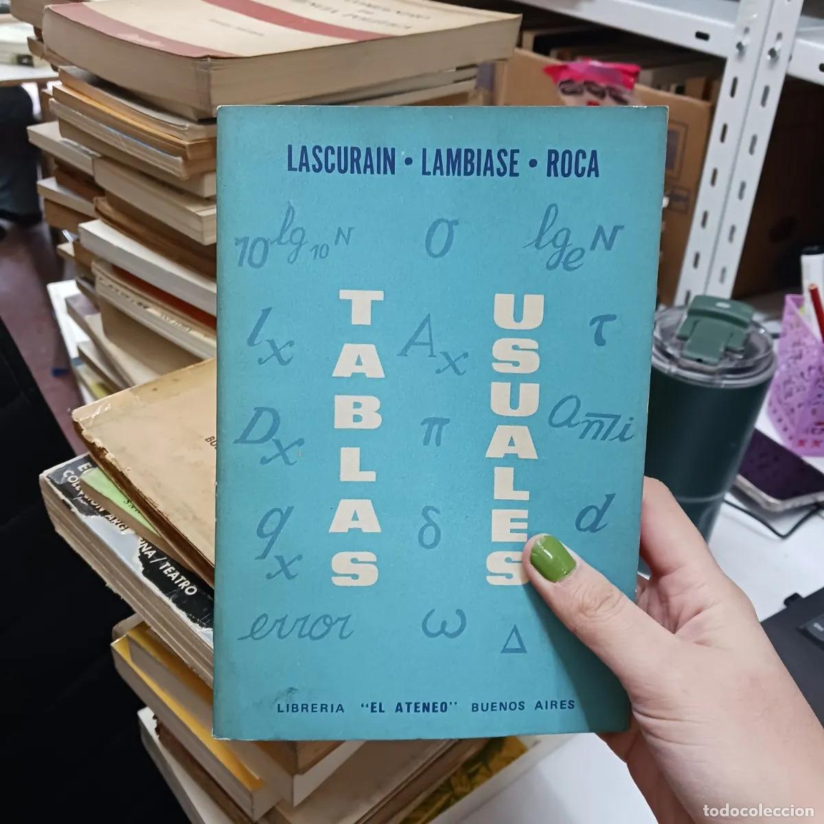 Libri di seconda mano: Tablas usuales - Lascurain, Lambiase,Roca