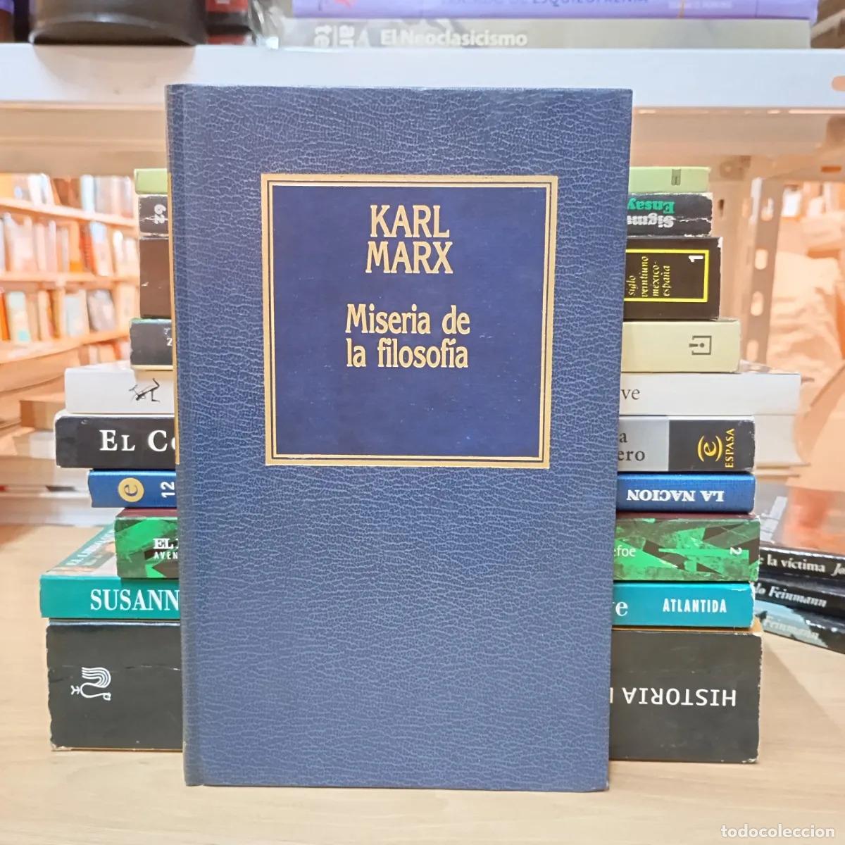 Livros em segunda m&atilde;o: Miseria de la filosof&iacute;a - Karl Marx