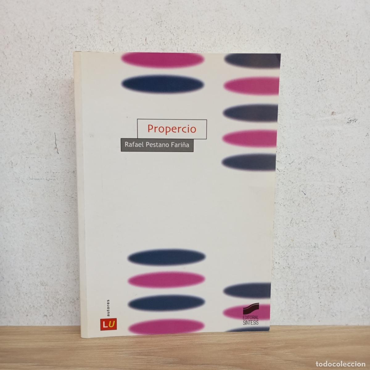 Libros: Propercio - Rafael PEstano Fari&ntilde;a - Foto 1