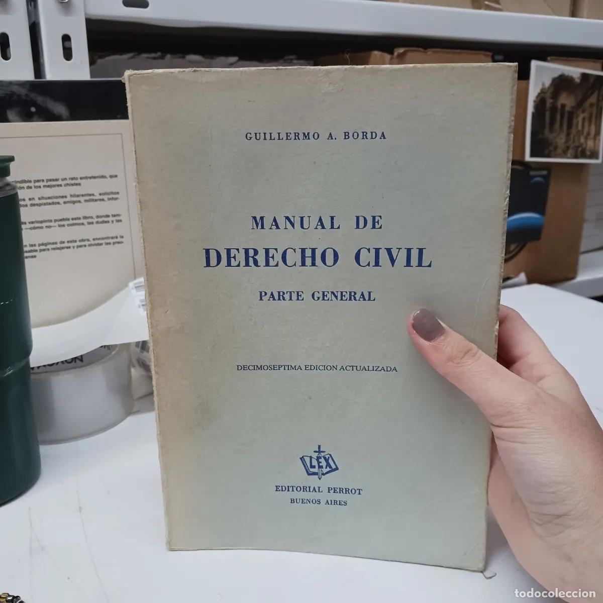 Libros: Manual de derecho civil - Guillermo A. Borda