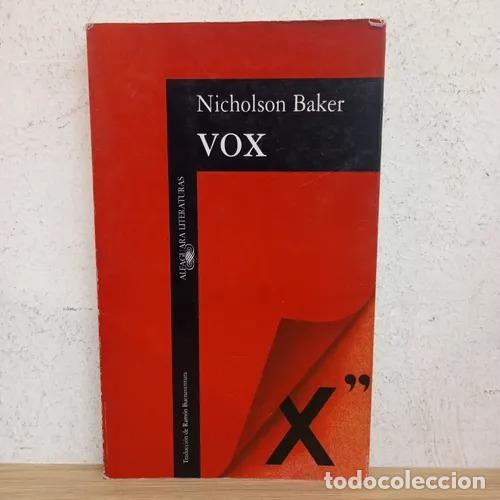 Libros: Vox - Nicholson Baker - Foto 1