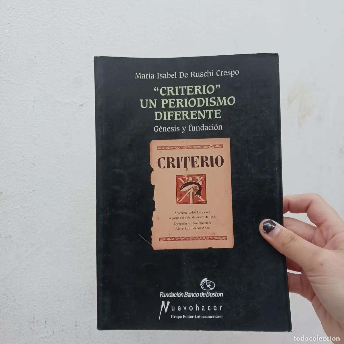 Libri di seconda mano: 'Criterio'' un periodismo diferente (det.) - Maria Isabel de Ruschi Crespo