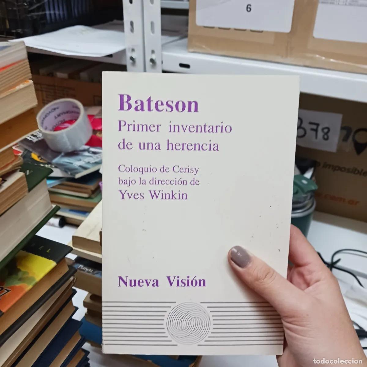 Libros: Primer inventario de una herencia - Bateson - Foto 1