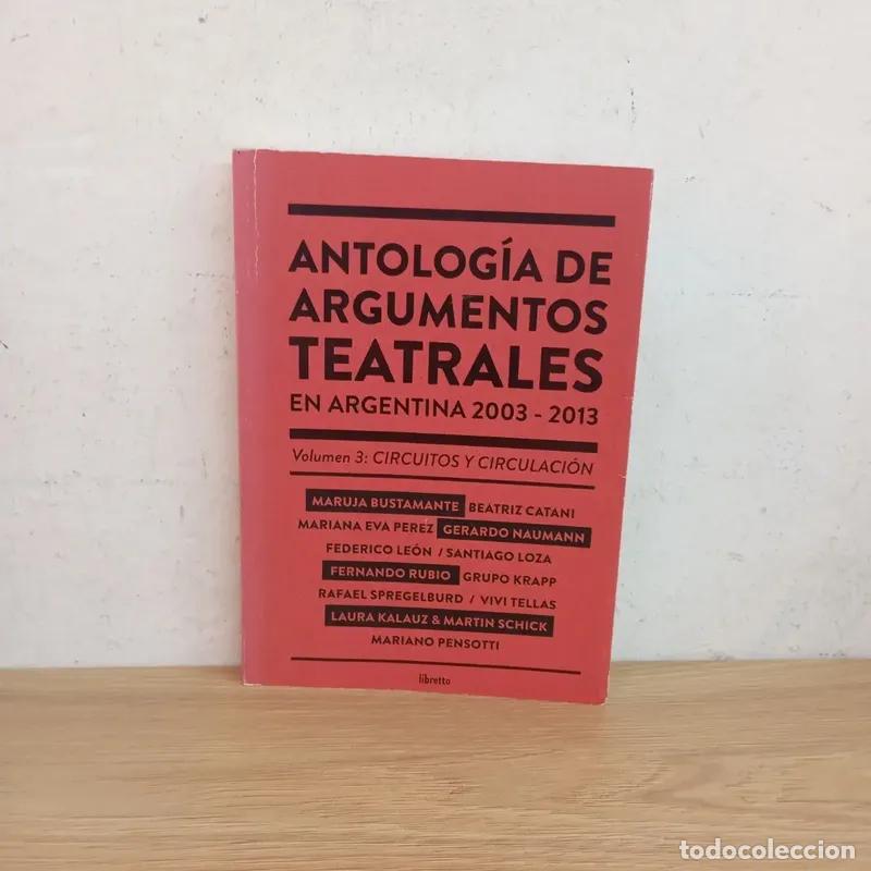 Libros: Antolog&iacute;a de argumentos teatrales - VVAA
