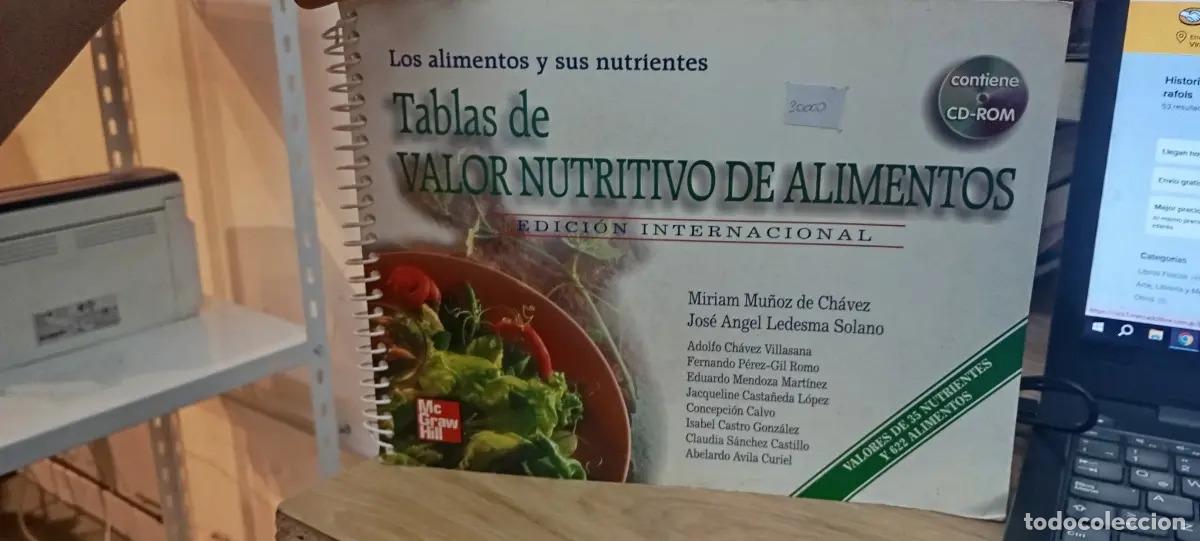Libros: Tablas de valor nutritivo de alimentos - Varios Autores