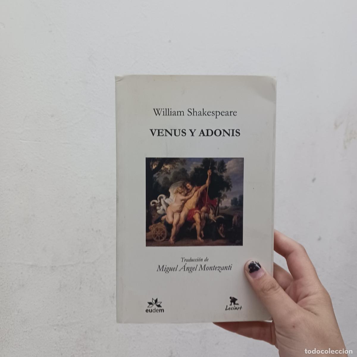 Libros: Venus y Adonis (det.) - William Shakespeare - Foto 1