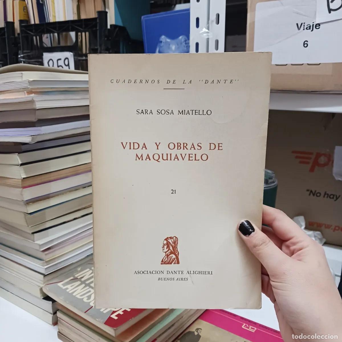 Libros: Vida y obras de Maquiavelo - Sara Sosa Miatello