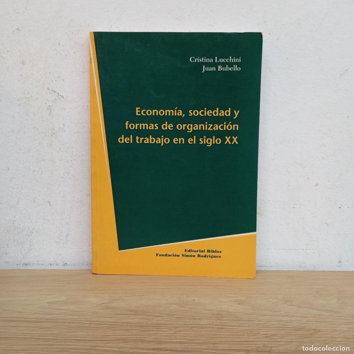 Libros: Econom&iacute;a, sociedad y formas de organizaci&oacute;n - Lucchini, Bubello