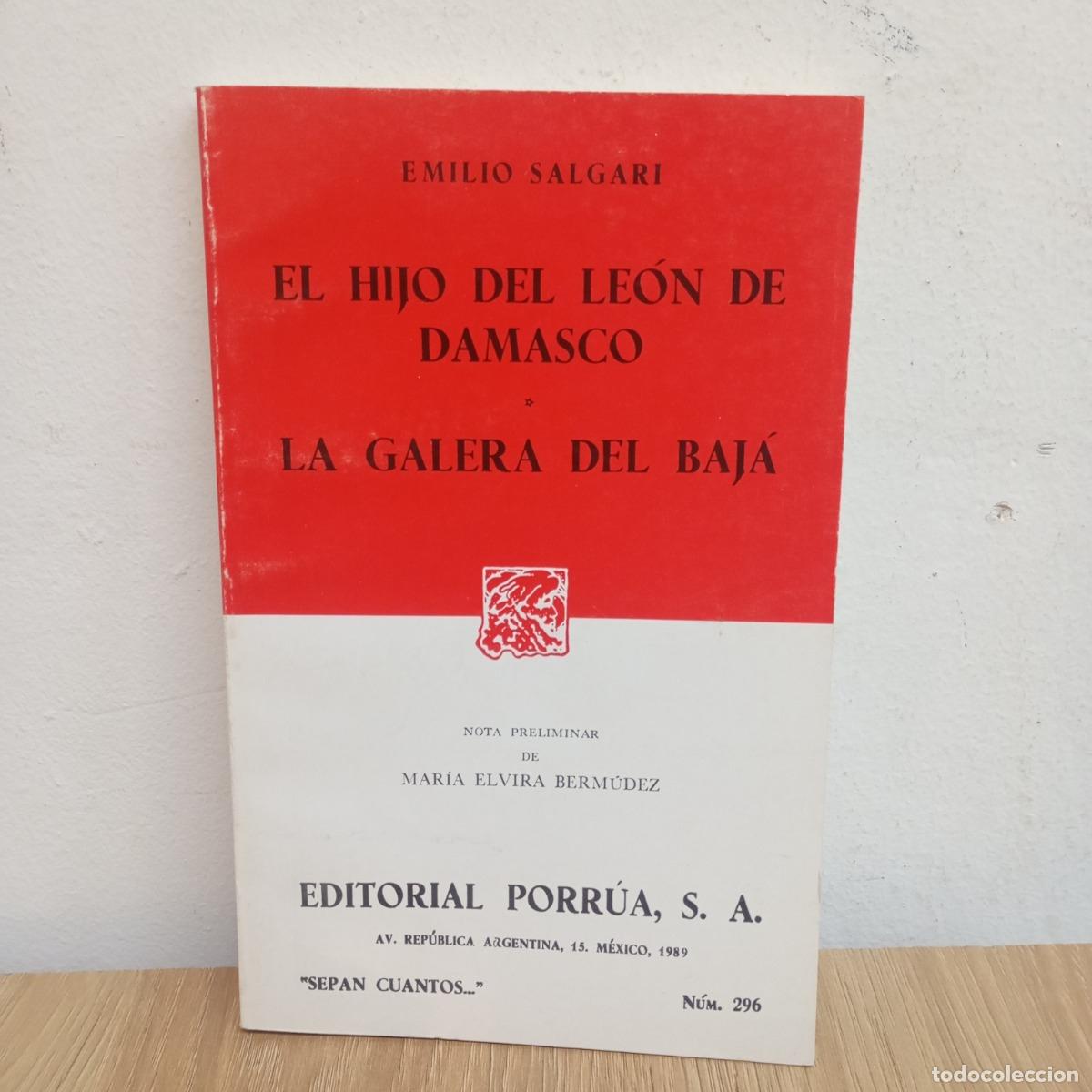 Libri di seconda mano: El hijo del le&oacute;n de Damasco - Emilio Salgari