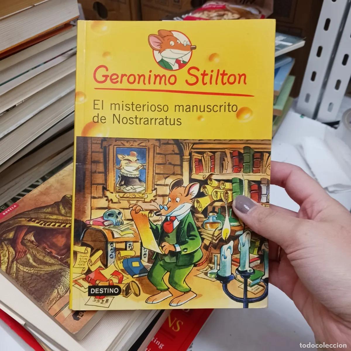 books: El misterioso manuscrito de Nostrarratus (det.) - Geronimo Stilton