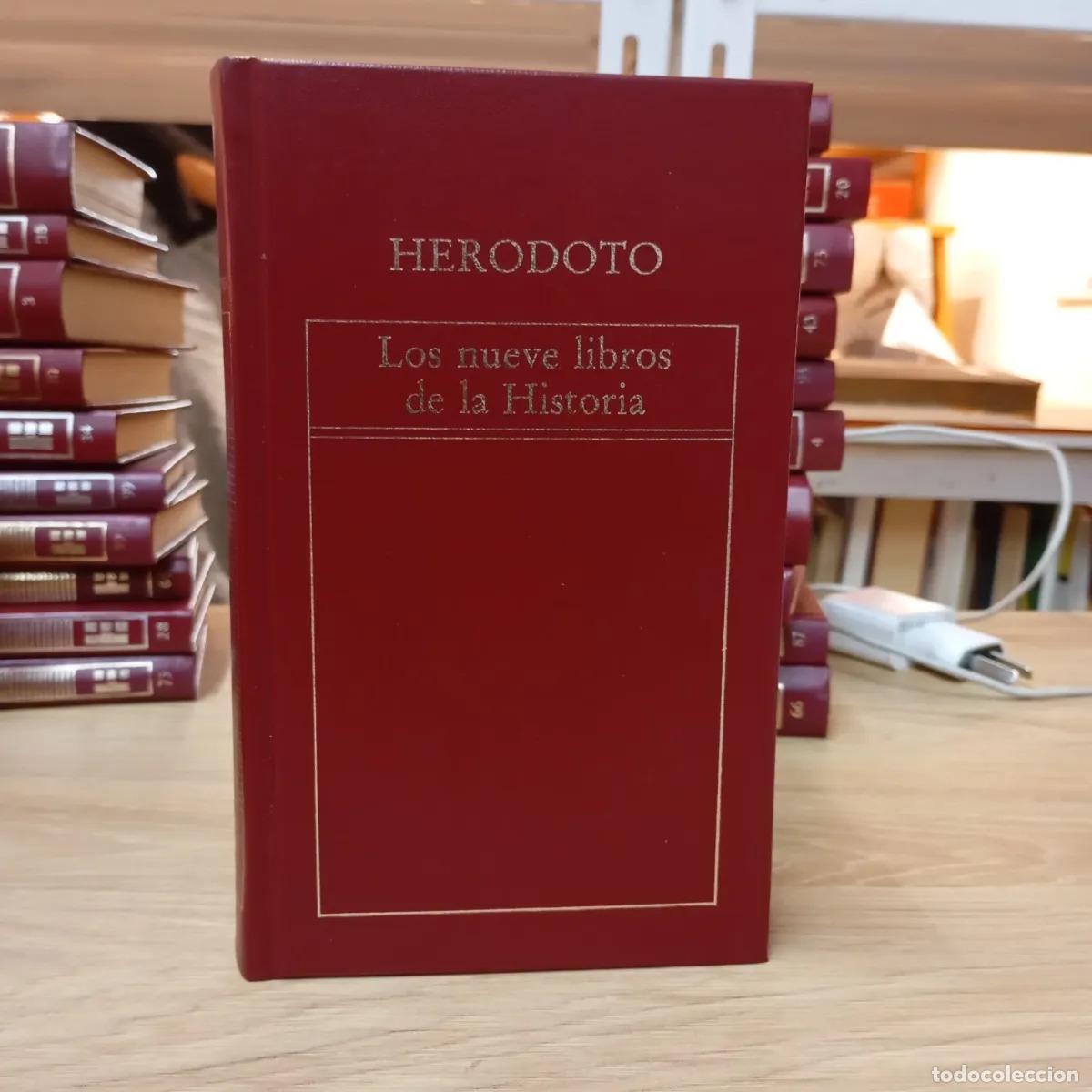 Livros em segunda m&atilde;o: Los nueve libros de la historia - Her&oacute;doto