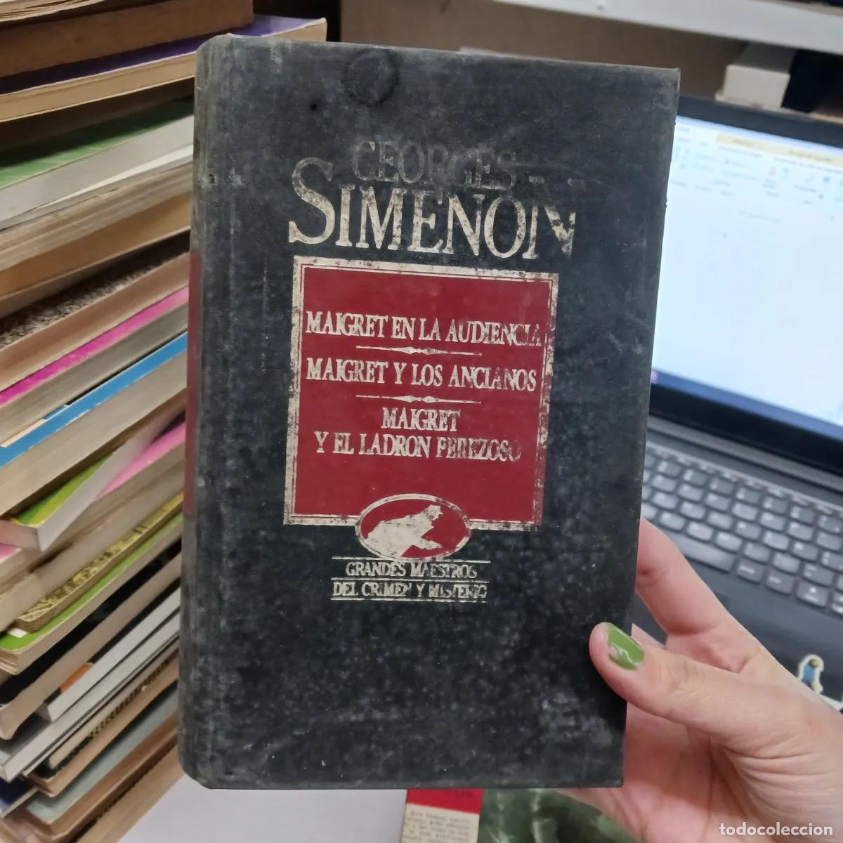 Libros: Maigret en la audiencia, otros. (det.) - Simenon