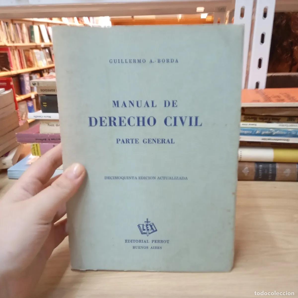 Libros: Manual de derecho civil - G. A. Borda