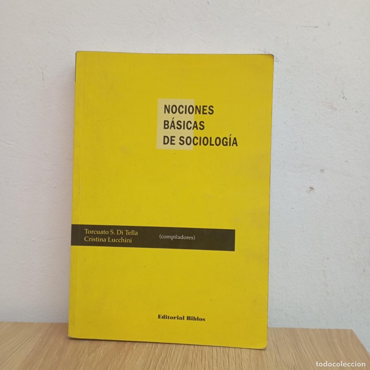 Libros: Nociones b&aacute;sicas de sociolog&iacute;a - Di Tella, Lucchini - Foto 1