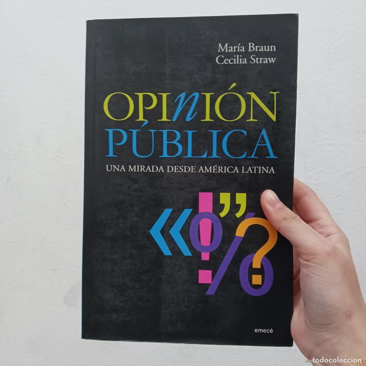 Libros: Opini&oacute;n p&uacute;blica - Mar&iacute;a Braun, Cecilia Straw - Foto 1